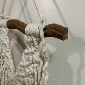 Wood and Rope wall decor